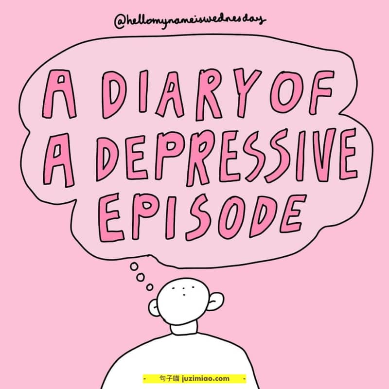 a diary of a depressive episode.