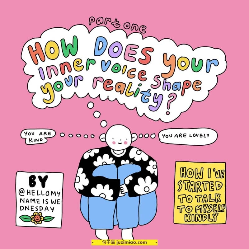 how does your inner voice shape your reality? you are kind, you are lovely.