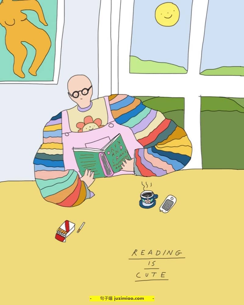 reading is cute.